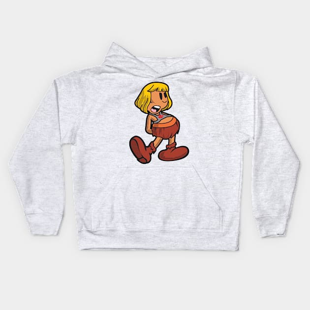 HE-MAN Kids Hoodie by MatamorosGraphicDesign